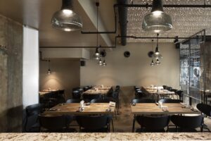 Instalace ozvučení Bose v restauraci